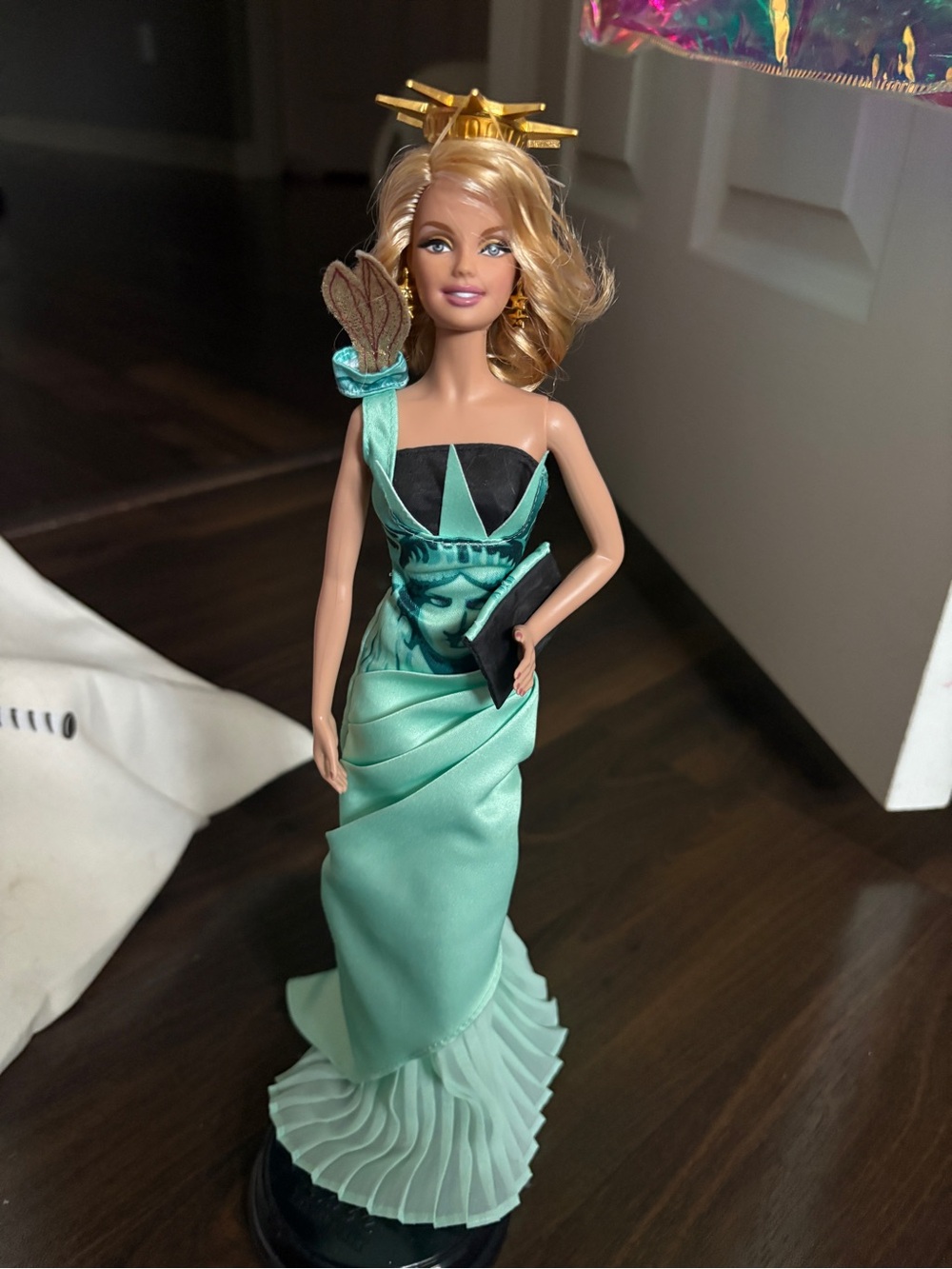 Mint Green Statue of Liberty Barbie